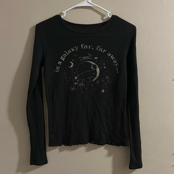 Star Wars Tops - Star Wars black long sleeve top